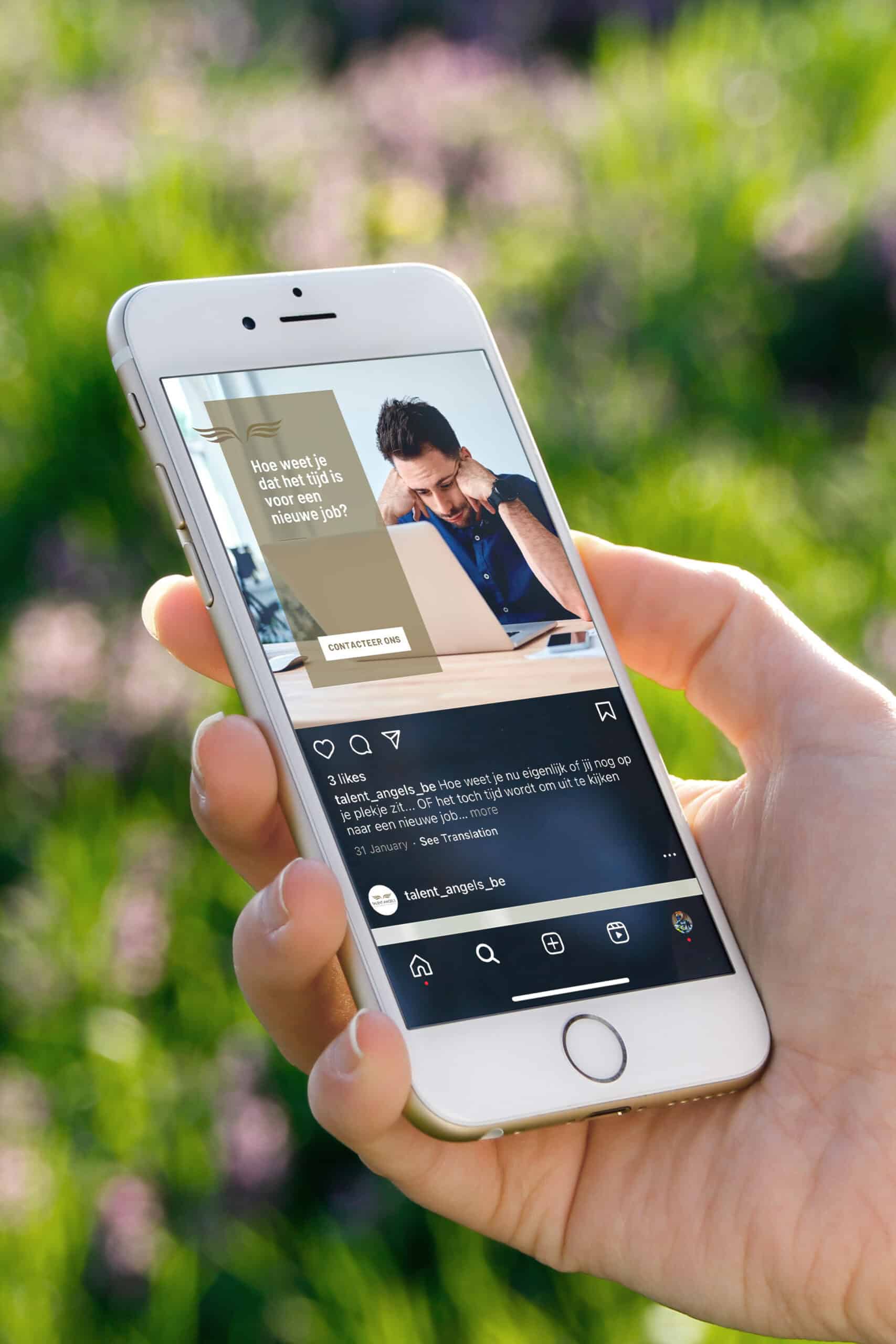 Ziedoes_Case-TalentAngels_Recrutering_Social-post